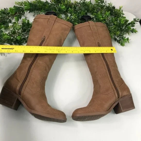 Dolce Vita Women’s Brown Block Heel Boots Size 8 New - Picture 5 of 9